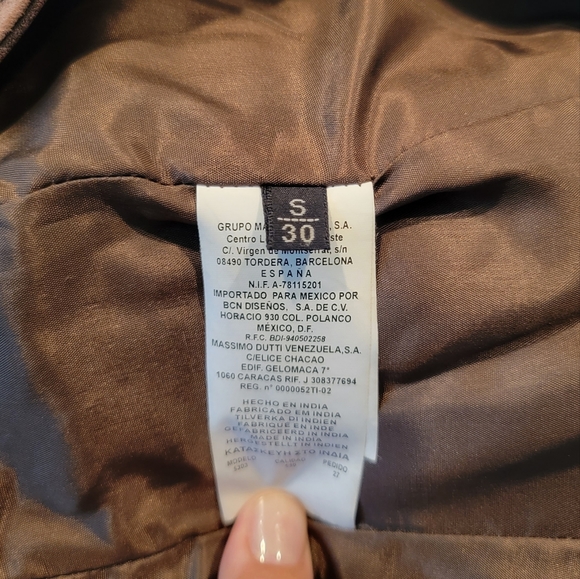 Mossimo Dutti Leather Blazer (Women's S) - Picture 4 of 4